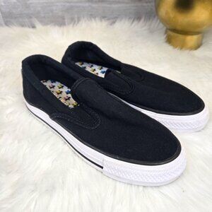 Converse Black Slip-On Sneakers